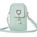 ANPTER Borsa a tracolla telefono pelle PU donna mini