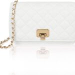 Borsa a tracolla donna Creaher pelle PU trapunta cinturino-0