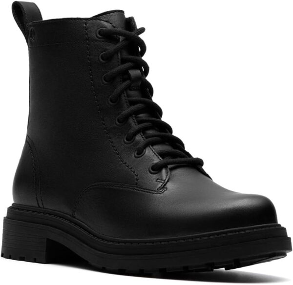 Stivali Donna Clarks Orinoco3 Pelle Nera Comodo-1