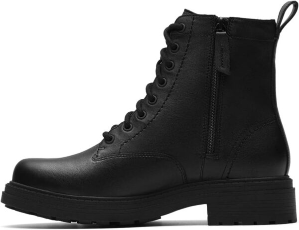 Stivali Donna Clarks Orinoco3 Pelle Nera Comodo-5