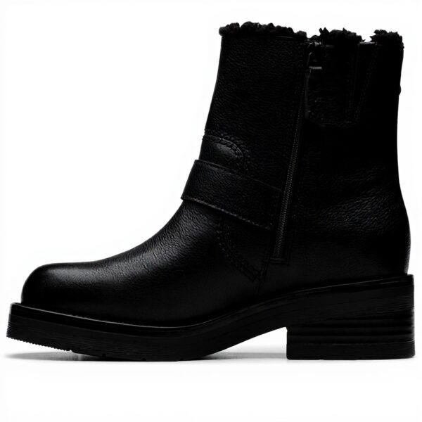 Stivali Donna Clarks Rebelle Buckle pelle fodera