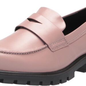 ECCO Modtray Mocassino Donna Rosa Woodrose Pelle Liscia-0