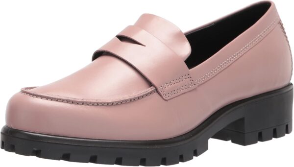 ECCO Modtray Mocassino Donna Rosa Woodrose Pelle Liscia-0