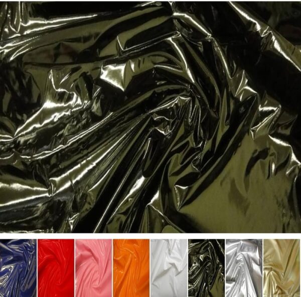 Tessuto similpelle nero Fabrics-City lucido resistente-1