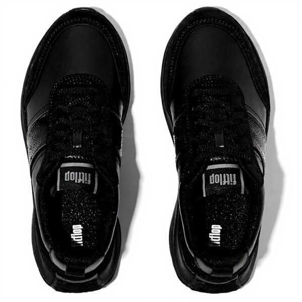 Fitflop F-Mode Flow Sneakers Donna Sequin Suede Flatform
