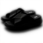 Fitflop F-mode Sandali Donna Pelle Flatform Cross Slides