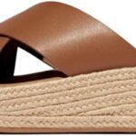 Fitflop Sandali Donna Pelle Sughero Flatform Cross Slide-0