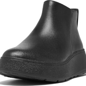 Fitflop Stiefelette Donna Leder Stivaletto F-Mode Nero-0