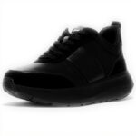 Fitflop Scarpe Ginnastica Donna Nero Tessuto Pelle