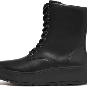 Fitflop Stivaletti Pelle F-Mode Neri Sneaker Donna Comfort-0