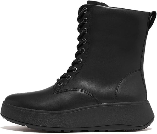 Fitflop Stivaletti Pelle F-Mode Neri Sneaker Donna Comfort-0