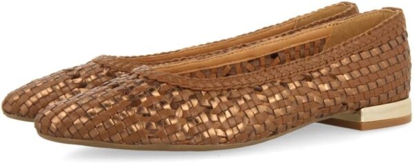 Ballerine GIOSEPPO Blenheim pelle intreccio artigianale-0