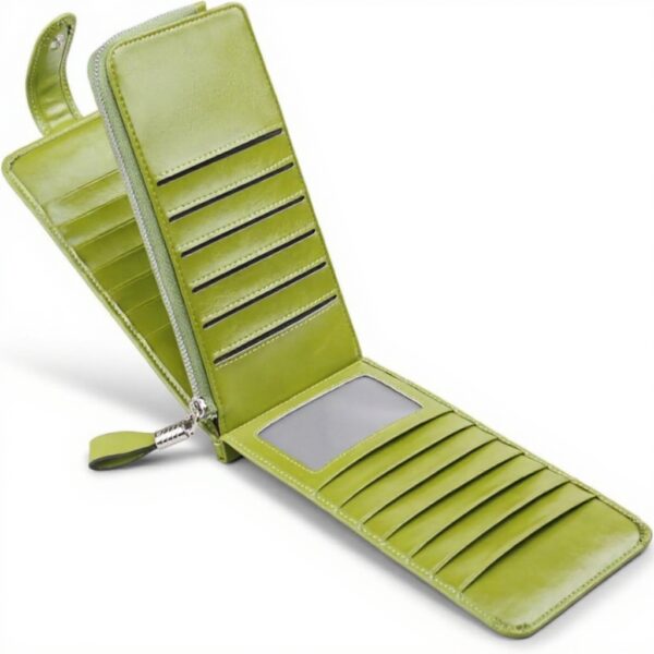 Porta carte di credito donna Huztencor pelle RFID blocco