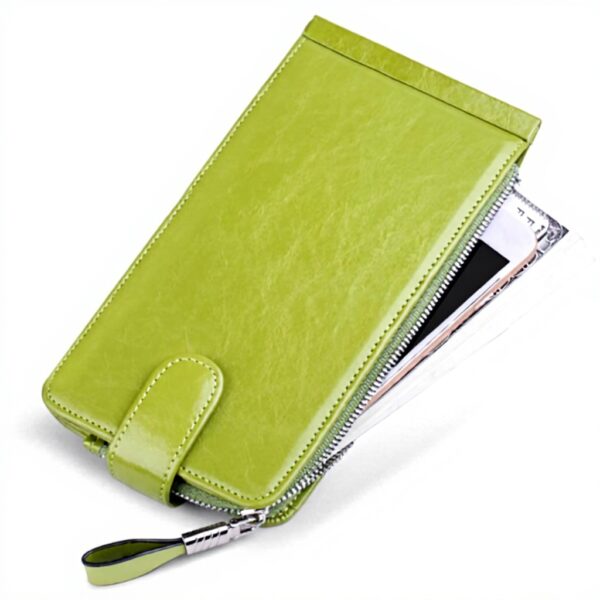 Porta carte di credito donna Huztencor pelle RFID blocco