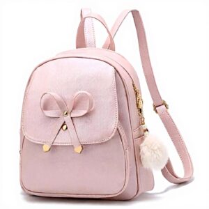 IHAYNER Zaino Donna Mini Bowknot Pelle PU Borse Moda