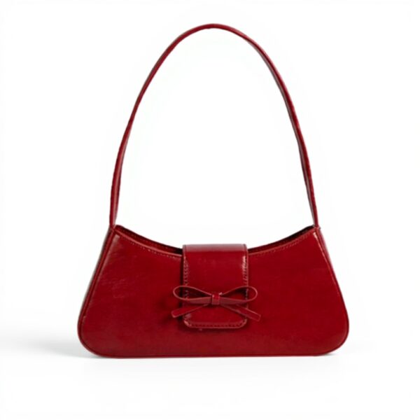Borsa a tracolla JeVenis rosso ciliegia pelle pochette donna
