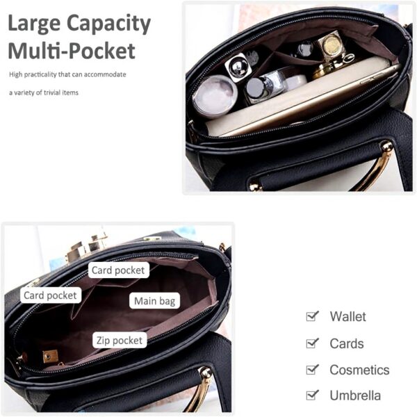 Borsa a tracolla donna NICOLE DORIS pelle PU crossbody