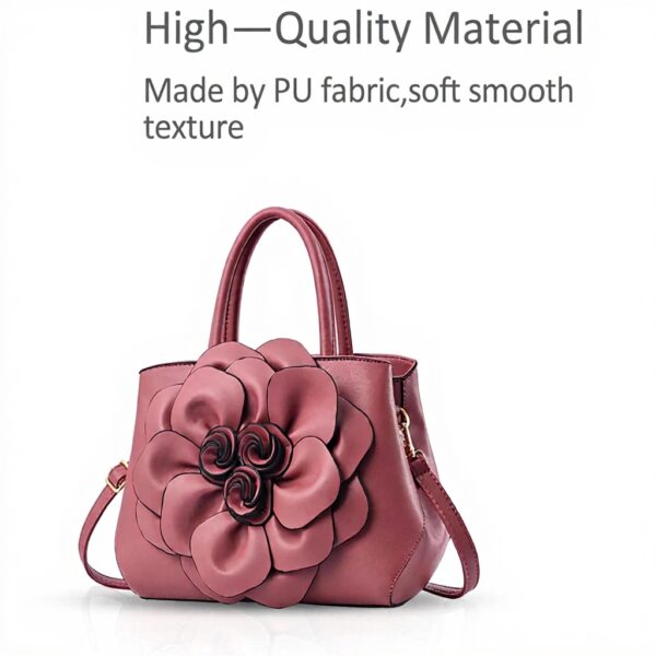 Borsa donna NICOLE DORIS pelle PU fiori tracolla elegante