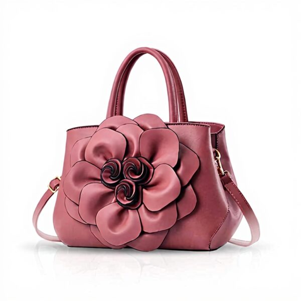 Borsa donna NICOLE DORIS pelle PU fiori tracolla elegante
