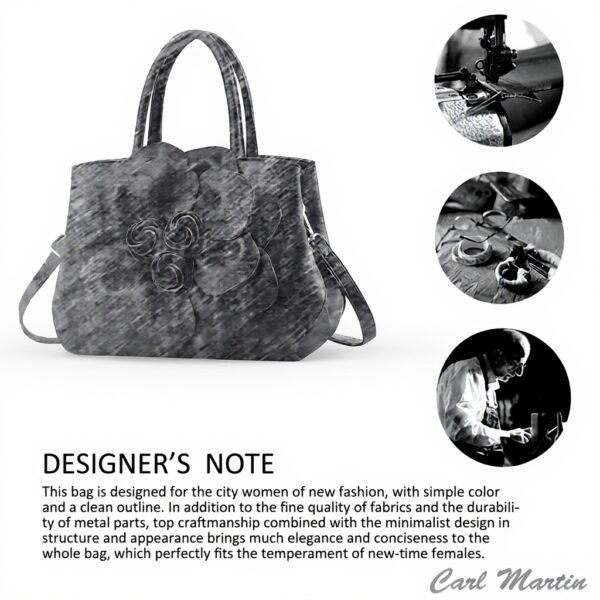 Borsa donna NICOLE DORIS pelle PU fiori tracolla elegante