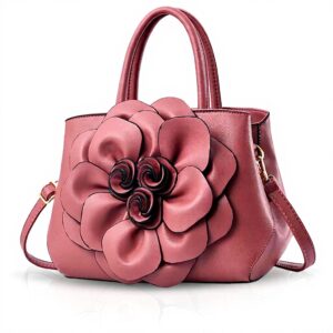 Borsa donna NICOLE DORIS pelle PU fiori tracolla elegante
