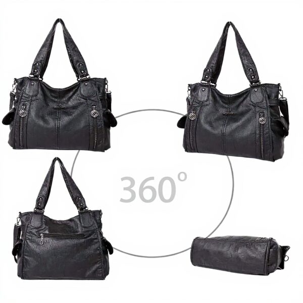 Borsa donna NICOLE DORIS pelle PU morbida tracolla