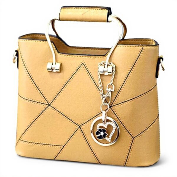 Borsa donna pelle PU Nicole Doris tracolla nappine cristallo