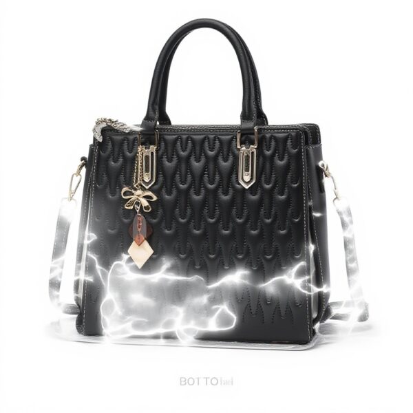 Borsa Donna NICOLE DORIS Pelle PU Tracolla Elegante Verde