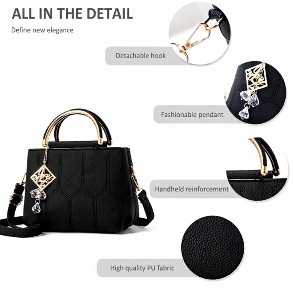 Borsa a spalla donna pelle PU Nicole Doris tracolla