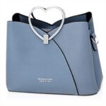 NICOLE DORIS Borsa Donna Pelle PU Tracolla Moda Tote