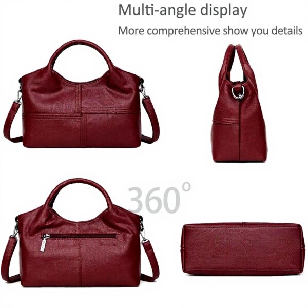 Borsa a mano Nicole Doris pelle PU morbida donna moda