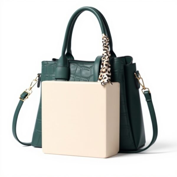 Borsa Donna NICOLE DORIS Pelle Tracolla Nastro Leopardo