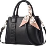 NICOLE DORIS Borsa Tracolla Donna Pelle PU Elegante Nero-0