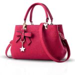 Borsa a tracolla donna Nicole Doris pelle PU fiocco moda