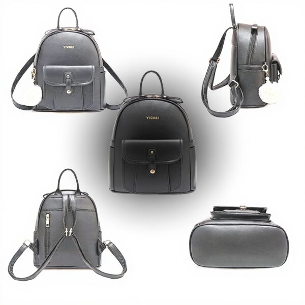 Zaino Donna NICOLE DORIS Mini Pelle PU Elegante Antifurto