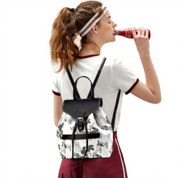 Zaino Donna NICOLE DORIS Mini Elegante Pelle PU Antifurto