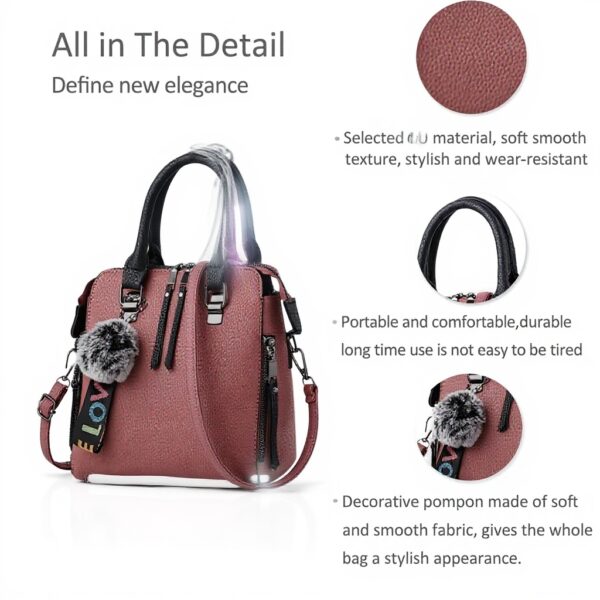Borsa a tracolla donna NICOLEampDORIS pelle PU capiente
