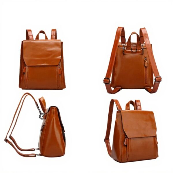Zaino Donna NICOLEampDORIS Impermeabile PU Viaggio Scuola