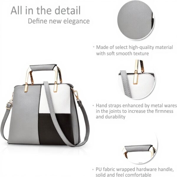 Borsa a tracolla donna NicoleampDoris pelle PU manico tracolla