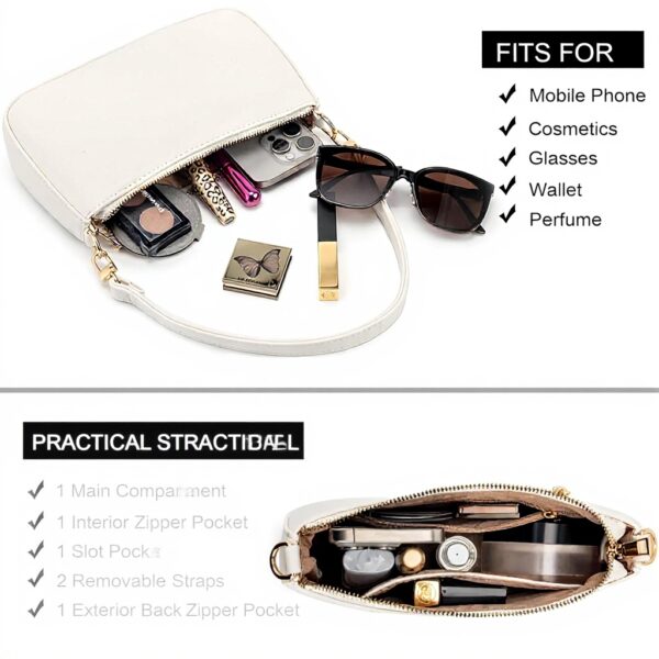 Borsa a Tracolla Donna NIUEIMEE ZHOU Pelle Vegana Design
