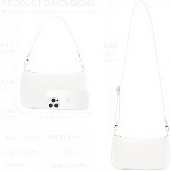 Borsa a Tracolla Donna NIUEIMEE ZHOU Pelle Vegana Design
