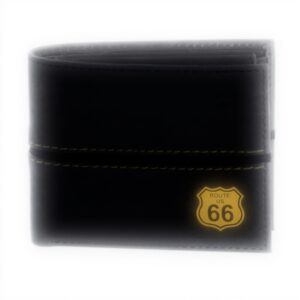Portafoglio Uomo Route 66 Pelle Protezione RFID Nero