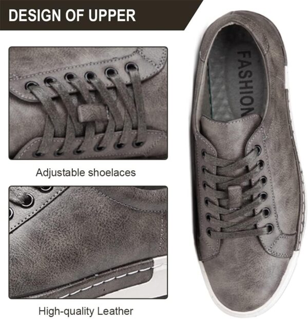 Scarpe da Skateboard Uomo Asifn Pelle Antiscivolo Comode-1