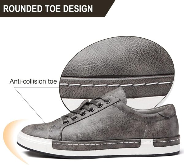 Scarpe da Skateboard Uomo Asifn Pelle Antiscivolo Comode-3