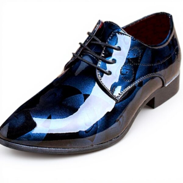 Scarpe Derby Uomo Gaorui Finta Pelle Floreale Stringate