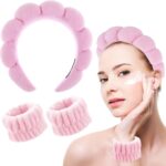 Fascia capelli spa YUXIANLB spugna morbida trucco cura pelle-0