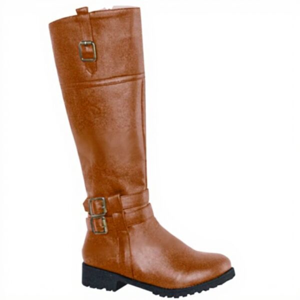 Stivaletti Vintage Xmiral Donna Pelle Tacco Basso Stivali
