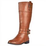 Stivaletti Vintage Xmiral Donna Pelle Tacco Basso Stivali