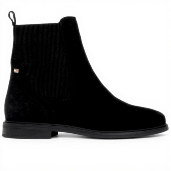 Stivali Chelsea Donna Tommy Hilfiger Pelle Scamosciata Nero
