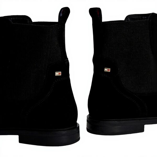 Stivali Chelsea Donna Tommy Hilfiger Pelle Scamosciata Nero
